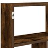 vidaXL Wall Cube Shelf Smoked Oak Engineered Wood Medium Wall Cube Shelf