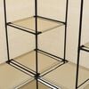 vidaXL Wardrobe Cream Iron tube Large Wardrobe Other Modern