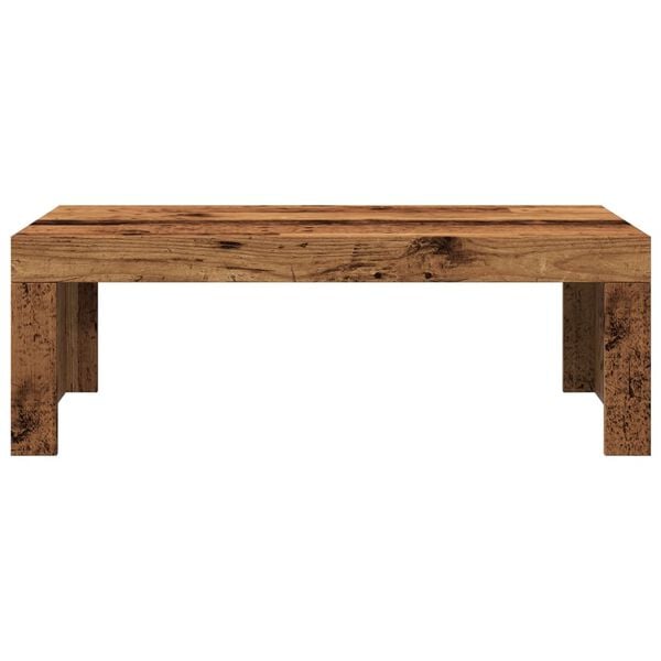 vidaXL Coffee Table Old wood Engineered wood 40.2 x 19.7 x 13.8 in