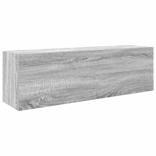 vidaXL Bathroom Wall Cabinet Gray Sonoma Engineered wood Medium