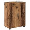 vidaXL Bathroom Cabinet with Storage Old Wood 23.62 x 13.78 x 31.50 in