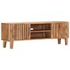 vidaXL TV Cabinet Natural Solid Acacia wood 51.2 x 11.8 x 17.7 in