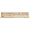 vidaXL Wall Shelves 2 pcs Sonoma Oak 39.4x6.5x6.5" Engineered Wood