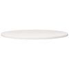vidaXL Table Top White Solid Pine Wood 35.4 in Diameter Durable