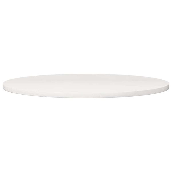 vidaXL Table Top White Solid Pine Wood 35.4 in Diameter Durable