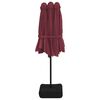 vidaXL Garden Parasol Bordeaux Red, Dark Grey