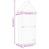 vidaXL Tool Shed Natural Pinewood Treated Pinewood Large Garden Shed