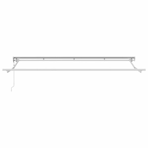 vidaXL Awning Frame Retractable White 13.1'x 6.6'