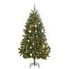 vidaXL Artificial Hinged Christmas Tree 300 LEDs & Ball Set 106.3"