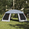 vidaXL Pool Tent with Removable Fly & Mesh Walls Grey 271.7x271.7"