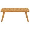 vidaXL Garden Coffee Table Golden brown Solid acacia wood