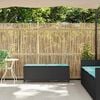 vidaXL Patio Bench with Cushion Black 43.3"x11.8"x15.9" Poly Rattan