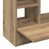 vidaXL Wall-Mounted Desk artisan oak 105 x 48 x 75 cm Engineered wood