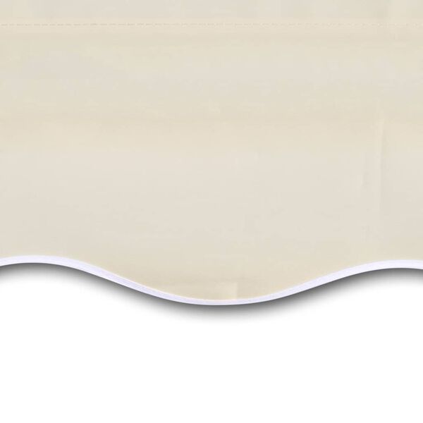 vidaXL Awning Cream Polyester with PU coating 14.8 x 9.8 ft