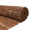 vidaXL Bark Fence Brown 236.2" x 59.1" Bark