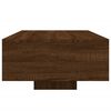 vidaXL Coffee Table Brown oak Engineered wood 33.5 x 21.7 x 12.2 in