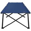 vidaXL Folding Camping Bed Folding Blue 81.10 x 29.92 x 29.13 in