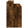 vidaXL Desk Smoked oak Engineered wood Standard desk size Desk