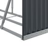 vidaXL Log Holder Anthracite 118.1"x17.7"x39.4" Galvanized Steel