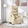 vidaXL Electric Stand Up Recliner Chair Cream