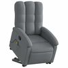 vidaXL Stand Up Massage Recliner Chair Dark grey