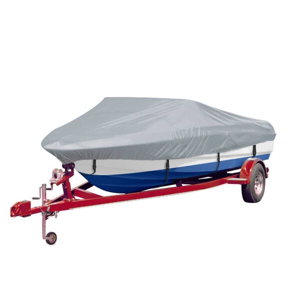 vidaXL Boat Covers 2 pcs Grey Length 192.1 - 222.0 " Width 94.1 "(2x90428)