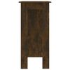 vidaXL Bar Table Smoked Oak Engineered Wood Small Bar Table
