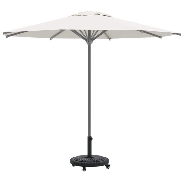 vidaXL Parasol Base Black Ø38-48 mm Polyethylene, concrete, and iron