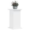 vidaXL Plant Stand White Engineered wood Medium Minimalistic