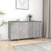 vidaXL Sideboard Concrete Grey Engineered Wood Large Sideboard