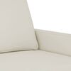 vidaXL Sofa Set Cream Velvet (100% polyester), metal, textilene, plywood