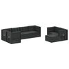 vidaXL Garden Lounge Set Black