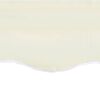 vidaXL Replacement Awning Fabric Cream 100% Polyester with PU coating