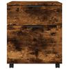 vidaXL File Cabinet Smoked Oak Engineered Wood Regular