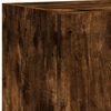 vidaXL TV Wall Cabinet Set of 2 Smoked Oak Engineered Wood Medium
