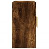 vidaXL Wall Cabinet Smoked Oak Engineered Wood Medium Wall Cabinet