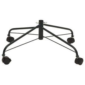 vidaXL Christmas Tree Stand Black Steel