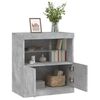 vidaXL Sideboard Concrete grey Engineered wood Sideboard Rectangular