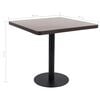 vidaXL Bistro Table Dark brown and black MDF Medium Simplistic