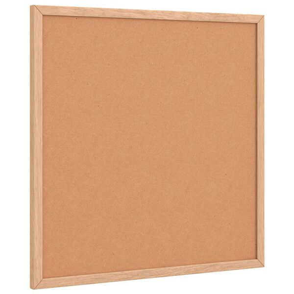 vidaXL Cork Board with Solid Pine Wood Frame 15.7x15.7"