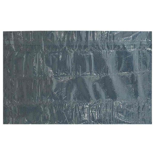 vidaXL Pool Cover Black and Blue Thick PE film with air chambers