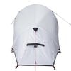 vidaXL Camping Tent Tunnel 2-Person White Blackout Fabric Waterproof