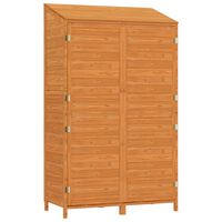 vidaXL Garden Shed Brown 40.2"x20.5"x68.7" Solid Wood Fir