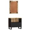 vidaXL Bathroom Furniture Set Brown Solid mango wood Medium
