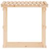&nbsp;vidaXL Firewood Rack 42.5x25.4x42.9" Solid Wood Pine