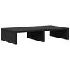 vidaXL Monitor Stand Black 19.7x10.6x3.9" Engineered Wood