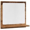 vidaXL Bathroom Mirror Cabinet Old wood Engineered wood, glass Medium