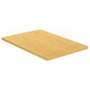 vidaXL Table Top Natural Bamboo Bamboo Medium Rounded corners