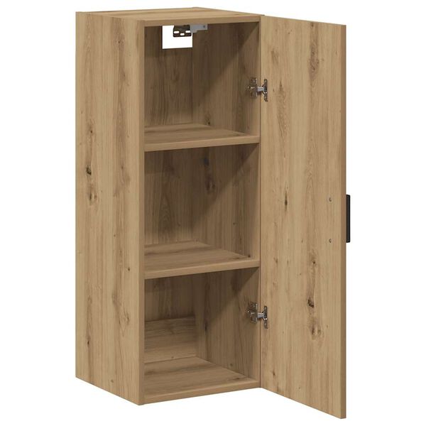 vidaXL Wall Mounted Cabinet Artisan Oak Engineered Wood Compact