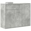 vidaXL Sideboard Concrete Grey Engineered Wood Sideboard Rectangular